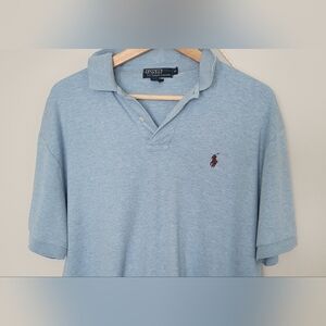 Polo by Ralph Lauren Men's Blue Polo Shirt